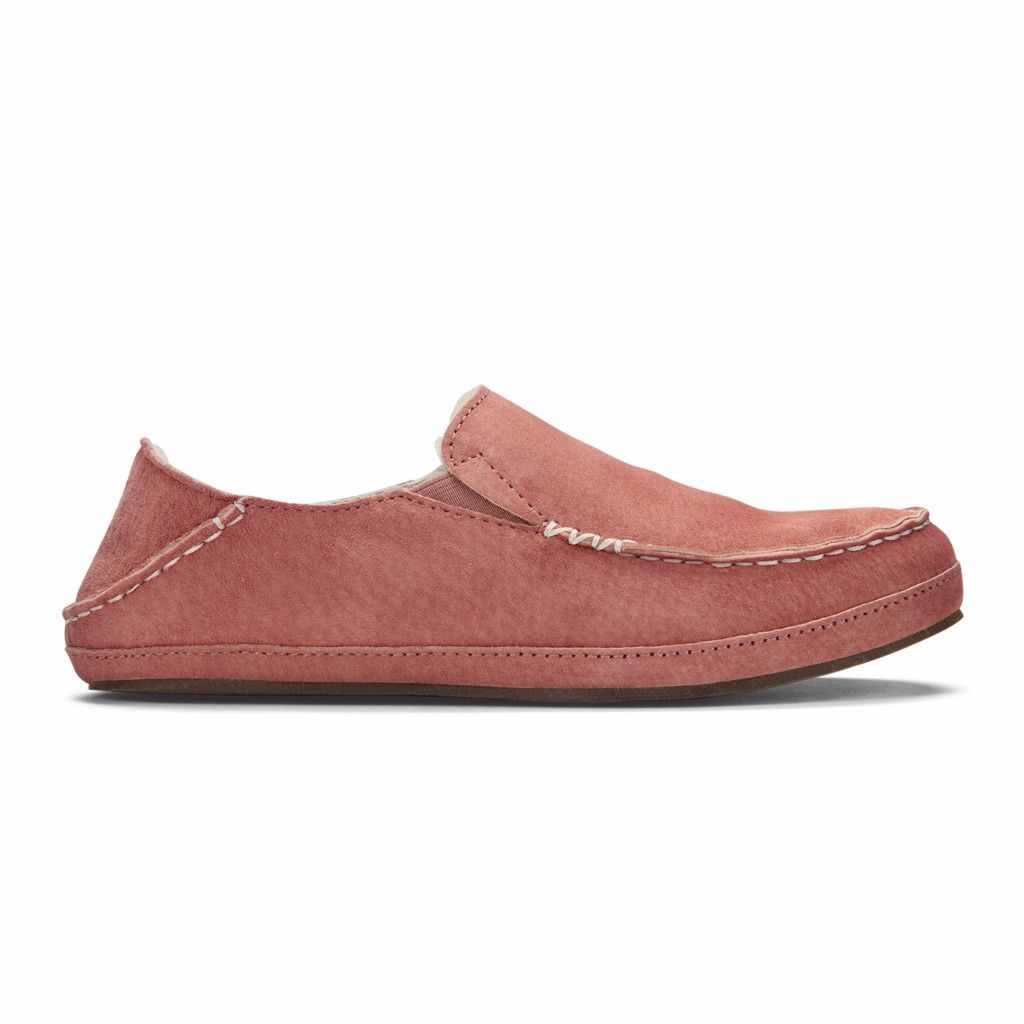 Zapatos Olukai Nohea Slipper - Pantuflas Mujer Coral 20385-421